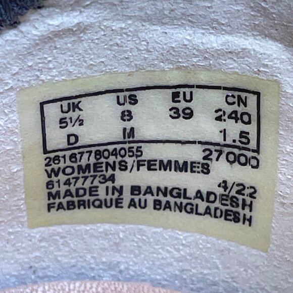 Clarks Women’s Gray Suede With Cushioned Insole Lace-Up Casual Sneakers Size 8 - Picture 5 of 8